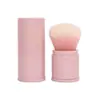 Pincel de maquiagem retrátil portátil direto da fábrica com tampa cabeça de cogumelo pincel para blush grande cerdas macias pincel de pó mel explosivo