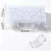 DIY Perler Beads Pequeno Quadrado Garrafa Nail Art Broca Ferramenta de Pintura Caixa de Armazenamento à Prova de Poeira Mini Caixa de Broca Contas de Joias Caixa de Armazenamento para Animais