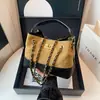 Bolso de Hombro con Patrón de Rombo en Color de Contraste para Mujer 2025 Nuevo Retro de Alta Gama Bolso Cruzado Bolso Tote de Gran Capacidad Moderno
