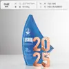 Trofeo Personalizable Color Cristal Metálico 2025 para Reunión Anual de Empleados Premios de Aniversario Competencia Medalla Creativa Personalizable