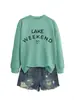 Fin de semana lago Amazon Wish tienda independiente casual versátil cómoda sudadera de otoño e invierno para mujer en stock