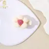 Amazon Transfronterizo Accesorios para el Cabello de Niños Bebé Pinzas para el Cabello de Flor 3D para Niñas Pinzas para el Flequillo Lateral No Dañinas Accesorios para el Cabello