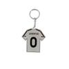 Producción y suministro de llavero de acrílico con colgante de camiseta de fútbol, placa de matrícula colgante, soporte de tarjeta de camiseta de estrella personalizado