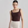 Colete Yoga Canelado Osyo Modal para Mulheres, Sensação Leve, Sutiã Esportivo Fitness, Afina a Cintura, Lindo Design nas Costas, Outono