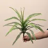 Plantas de helecho artificiales, incluyendo helecho riñón, helecho persa y ficus trepador, para diseño de paisajes en miniatura; plantas artificiales para plantar en el suelo, con hojas de helecho