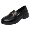 Otoño 2025 Mocasines de Piel Suave para Mujer Zapatos sin Cordones de Suela Suave Zapatos Británicos a Cuadros para Mujer Zapatos de Piel Estilo Nuevo para Mujer