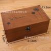 Caja de Madera con Tapa Abatible y Múltiples Compartimentos Personalizada Caja de Almacenamiento de Pino Caja de Costura Caja de Costura de Madera Retro Caja de Madera para Almacenamiento Diario