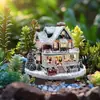 Igloo de Acrílico de Natal Transfronteiriço Quente Acrílico Decorativo Ornatos de Chão de Jardim Decoração de Árvore de Natal à Prova d'Água