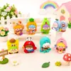 Figurinhas de Resina Fofas com Tema de Passeio Chaveiro DIY Enfeites Decorativos Modernos Acessórios Miniatura Criativos Peças Pequenas