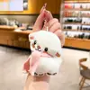 Novo Cachecol de Pelúcia Pingente de Cordeiro Desenho Animado Fofo Bordado Ovelha do Zodíaco Chaveiro Acessórios para Bolsa de Casal Presente