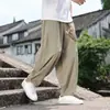 Pantalones finos de secado rápido con corte curvo, estilo linterna, nuevos pantalones de hombre de estilo chino para verano, talla L, estilo chino, 8X holgados de pierna ancha