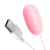 Huan Guo Ovo Vibratório Único USB, Ovo Vibratório Duplo, Dispositivo Feminino, Carregamento Portátil Brinquedo Sexual para Adultos Dropshipping