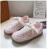 Zapatos blancos de malla de suela gruesa Beier 2024 nuevas explosiones transpirables Joker zapatilla casual transpirable BE-6769