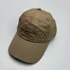 Nueva gorra de béisbol casual bordada de secado rápido con letras tridimensionales para hombre y mujer, versión coreana de sombrero con visera Joker pico de pato al por mayor