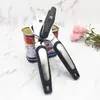 Abridor de Latas 3 em 1 Abridor de Garrafas Manual Ferramenta Faca de Latas com Duas Alças Abridor de Cerveja Abridor de Garrafas de Aço Inoxidável Abridor de Vinho