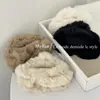 Pinza de Garra de Nube de Piel de Conejo Estilo Coreano con un Acabado de Alta Gama, Pinza de Tiburón Versátil para la Parte Posterior de la Cabeza, Pasador Elegante y de Moda para Mujer