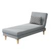Tumbona de Concubina de Balcón Sofá Cama Individual Sofá Plegable Simple para Apartamento Pequeño Sofá Cama Plegable Alquiler Sofá de Tela Doble Uso