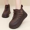 Zapatos de Algodón Nuevos de Invierno para Mujer Dropshipping Zapatos Transfronterizos Botas de Algodón Engrosadas Resistentes al Frío para Mujer Zapatos de Madre Slip-On