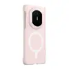 Aplicable para Funda de Teléfono Huawei Mate X7 Mate X7 Piel con Sensación Dopamina Protección Magnética de Doble Borde para Teléfono con Eje Central