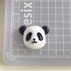 Accesorios de resina de gatito negro de dibujos animados pintado, broche DIY de pegamento de crema, cuerda para el pelo, pinza para el pelo, colgante, funda para teléfono móvil, lote decorativo