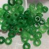Verde Bashan Jade jade anel boutique pequeno anel de jade engrossado correndo anel diy jade jóias acessórios atacado