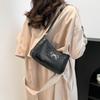 Moda comercio exterior simple estampado de leopardo otoño e invierno nuevo bolso bandolera versátil textura estilo occidental bolso de axila para ir al trabajo