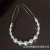 Nueva Diadema Transparente Beige Crema Nueva Superior Craneal Diadema para el Cabello Oreja Máscara para el Cabello de la Oreja Accesorios para el Cabello de la Oreja