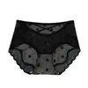Calcinhas de Renda Trevo Estilo Francês de Alta Qualidade para Meninas, Design Cruzado Sexy, Seda Gelada de Verão, Sensação de Pele Nu, Calcinhas Antibacterianas