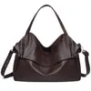 Bolso de Mano Grande con Patrón de Lichi para Mujer, Elegante Bolso Versátil de Color Sólido para Viajes, Hombro y Cruzado para Verano