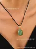 Temu Venta Caliente Colgante de Alambre Dorado Asimétrico Tendencia Piedra Natural Cristal Ágata Piedra Collar Boutique Tk Venta Caliente