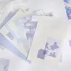 Papel Material Shiguang: Serie de Plantas del Mundo Humano, Material Vintage Multimaterial Base para Collage de Decoración de Diario, 34 Hojas, 6 Diseños