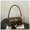 Bolsa Quadrada Pequena Casual Texturizada Simples Estilo Novo Primavera/Verão 2026, Bolsa de Ombro Transversal Feminina de Nicho Moderna e Estilosa