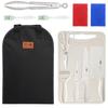 Comercio Exterior Utensilios de Cocina para Exteriores Set de Cuchillos de Almacenamiento Utensilios de Cocina Juego Completo Camping Cuchillo de Cocina Portátil Tabla de Cortar