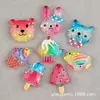Pasador Material Brillante Diadema Conejo Helado Accesorios para el Cabello DIY Panda Rojo Helado Pájaro Hebilla de Zapato Decoración DIY
