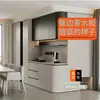 Mueble aparador Daike hecho a medida para toda la casa Almacenamiento integrado en la pared Gabinete de té Gabinete de almacenamiento de madera maciza Gabinete curvo Hecho a medida