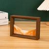 Nuevos adornos de pintura de arenas movedizas en 3D, nueva decoración para el hogar, marco de fotos de arenas movedizas, adornos de oficina, artesanías artísticas de reloj de arena de descompresión