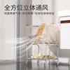 Cesto de Roupa Suja Móvel de Camada Dupla com Rodas, Cesto de Armazenamento de Chinelos e Roupas Sujas para Banheiro e Sala de Estar, Carrinho de Armazenamento de Ferro