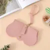 Novo Estojo de Óculos de Sol em PU Estojo Portátil para Óculos Capa Protetora para Óculos de Sol Clipes Fofos para Óculos Bolsa Simples para Óculos Feminina