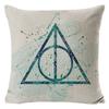 Funda de Cojín Cuadrada de Lino Harry Potter Cáliz de Fuego Amazon Nórdico Transfronterizo para Hogar Dormitorio Sofá