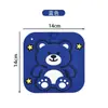 Tapa de desagüe de oso de dibujos animados, almohadilla antiolor, cubierta de silicona de doble capa anti-atascos y anti-insectos para desagüe de baño para prevenir el reflujo de olores