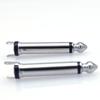 Conector Macho de Áudio Latão 6,3mm Tom Único Dois Polos Mono Estéreo Três Polos Para Soldar na Placa Niquelado