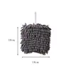 Toalha de Mão de Chenille Toalha de Mão Espessa Bola de Toalha de Mão Absorvente Secagem Rápida Cozinha Banheiro Toalha Doméstica Toalha de Mão de Chenille