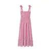 Comercio Exterior 2026 Verano Nuevo Estilo Europeo y Americano Moda Femenina Sexy Chica Caliente Vestido Midi Rayado 2298088