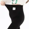 Leggings de maternidad para primavera y otoño, pantalones largos con forro polar para otoño e invierno, pantalones de maternidad cálidos y de soporte para usar en otoño e invierno