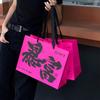 Tienda de Ropa Bolso de Mano de Alta Gama Bolsa de Papel Estilo Ins Ropa Inglesa Bolsa de Papel con Logo Impreso Bolsa de Regalo de Mano