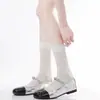 Calcetines Finos Huecos Transpirables con Volantes de Primavera y Verano para Mujer JK Lazo de Mariposa Encaje Calcetines de Media Pantorrilla Puño de Burbuja Dulce Calcetines Cortos Versátiles