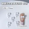 Pajarita Blanca Perla Accesorios de Aleación para Uñas, Populares en Japón y Corea, Decoraciones de Uñas de Moño, Decoración de Uñas DIY