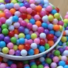 4-25mm Color Caramelo Acrílico Sólido No Poroso Plástico Cuentas Ligeras Material Hecho a Mano DIY Cuentas Sueltas Decorativas