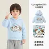 Sudadera con capucha Kaka Panda para niños Ropa de otoño para niños Tops casuales de otoño para niñas Ropa de primavera y otoño para bebés
