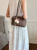 Bolsa Feminina Outono e Inverno 2024 Nova Moda Padrão Lichia Couro Macio Bolsa Tote para o Dia a Dia, Bolsa de Ombro de Grande Capacidade para Mulheres com Toque de Luxo
